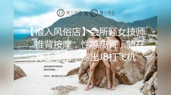 【潜入风俗店】会所骚女技师，推背按摩，性感热舞，骑在身上磨蹭，掏出JB打飞机